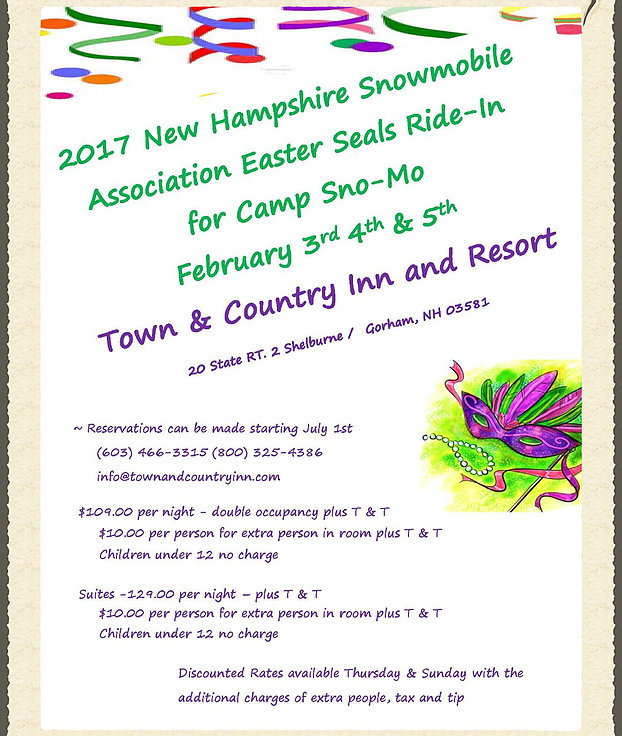 2017 Easter Seals Ride In Flyer